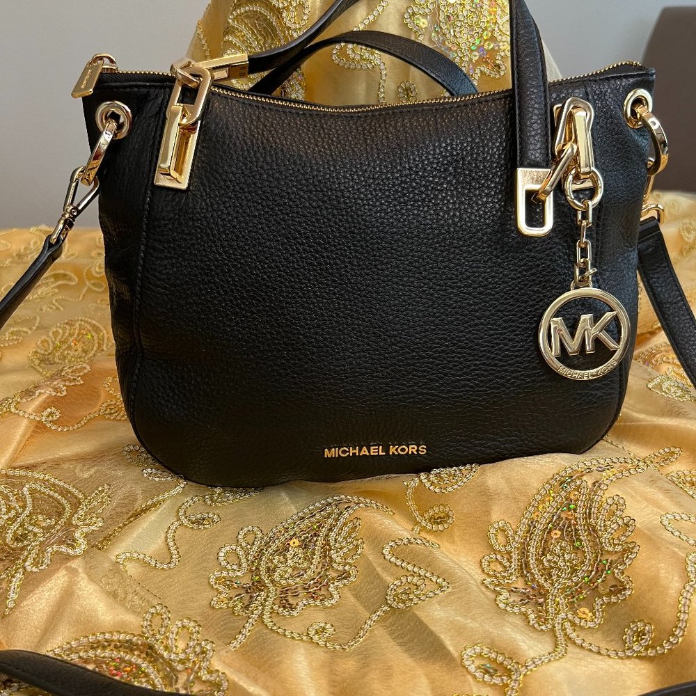 MIchael Kors, Pebble leather handbag.